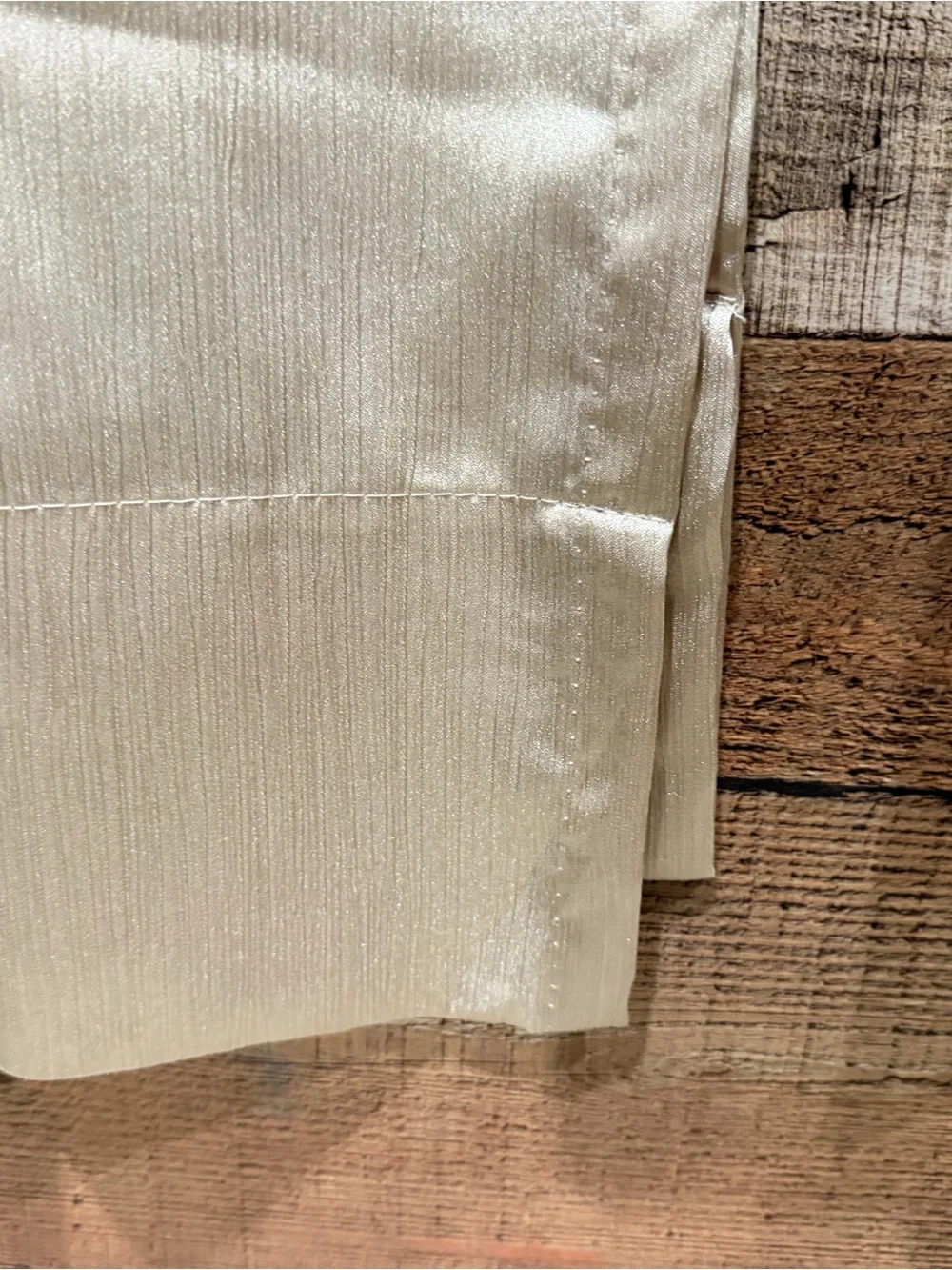 Neutral Beige Home Accents Curtain Panels 54x90”- Chris Madden by JC Penney Home
